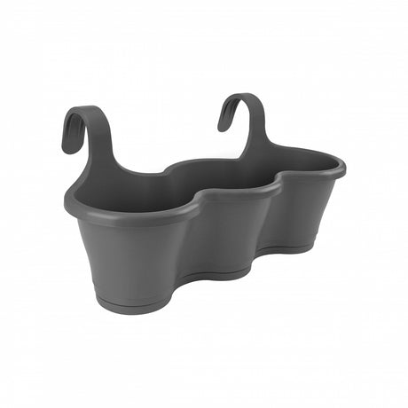 Balkonglåda 'Corsica Easy Hanger Trio' Anthracite