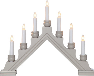 Ljusstake Karin Beige A-form 7L