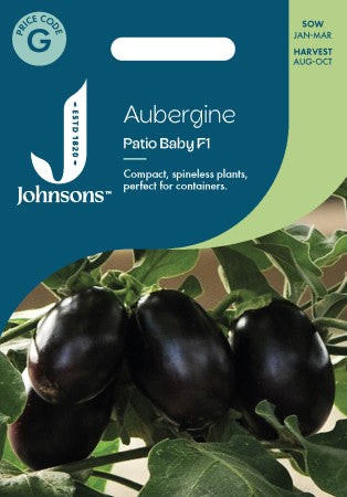 Aubergine 'Patio Baby' F1