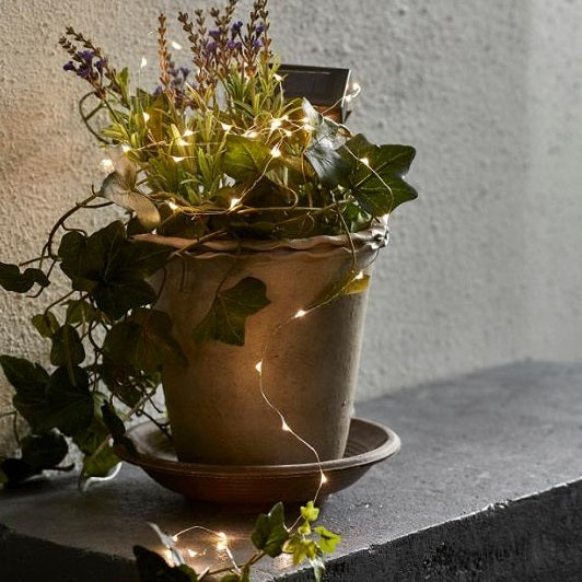 Ljusslinga 'Dew Drop' 200cm Solcell