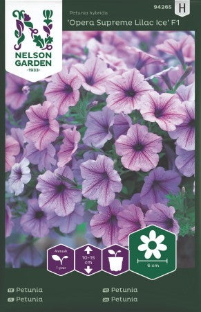 Petunia 'Opera Supreme Lilac Ice' F1