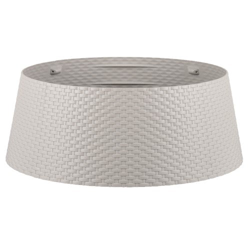 Julgransfothölje 'Wicker' L - Grå