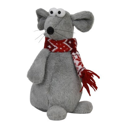 Julmus med halsduk H23cm