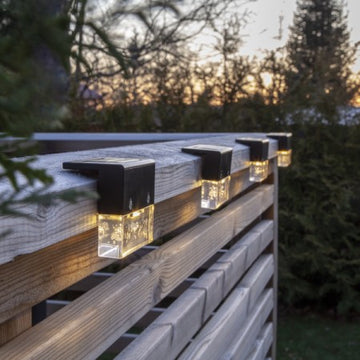 Solcellsdekoration 'Bubbly Fence' 4-pack