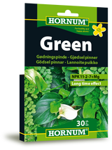 HORNUM Näringspinnar - Gröna växter 10-3-6 30 stk.