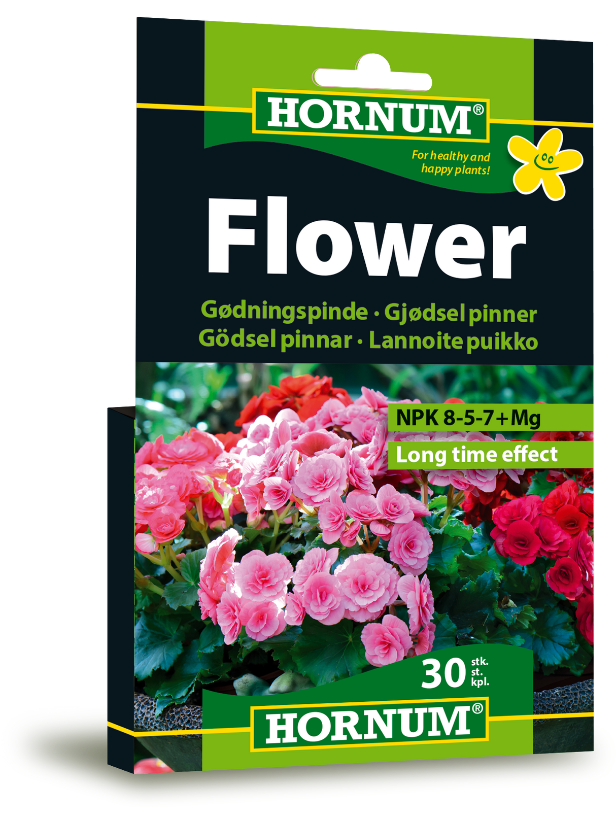 HORNUM Näringspinnar - Blommande växter 4-6-4 30st
