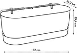 Greenville Easy Balcony 52cm - Living Concrete