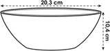 Brussels Diamond Oval 20cm White