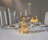 Glasdekoration Abete Beige