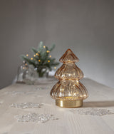 Glasdekoration Abete Beige