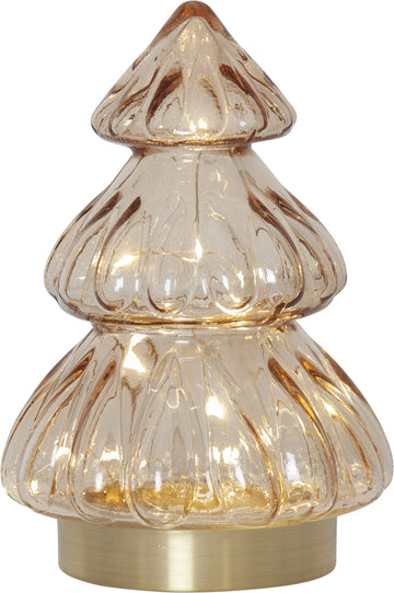 Glasdekoration Abete Beige