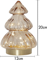 Glasdekoration Abete Beige