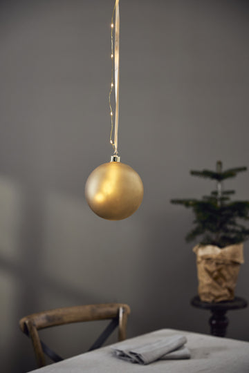 Glaskula Bliss Guld 15cm