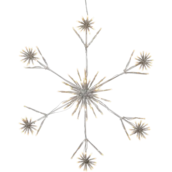 Siluett Flower Snowflake Snöflinga 60cm