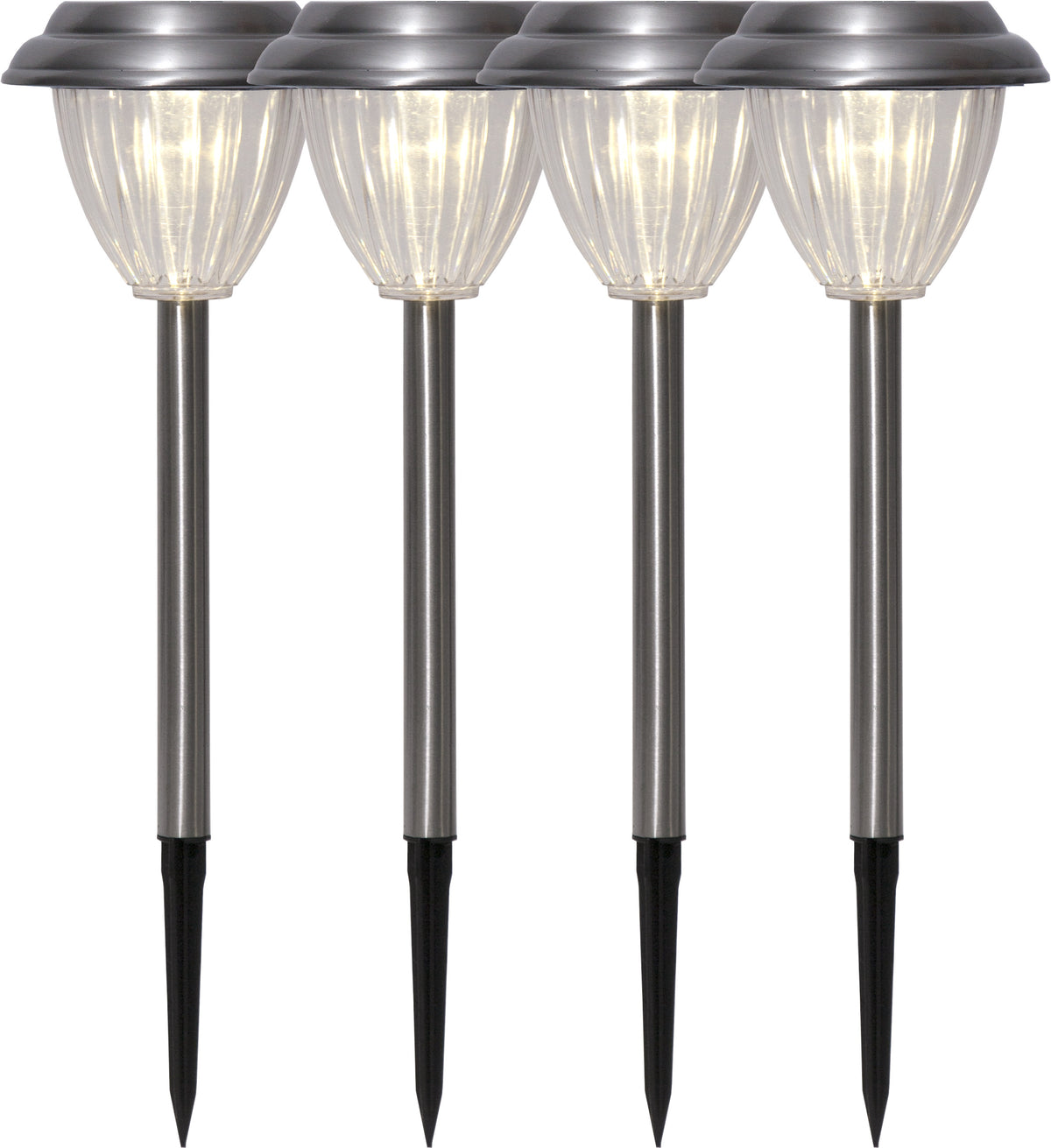Gångbelysning Solcell 'Palma' 4-pack
