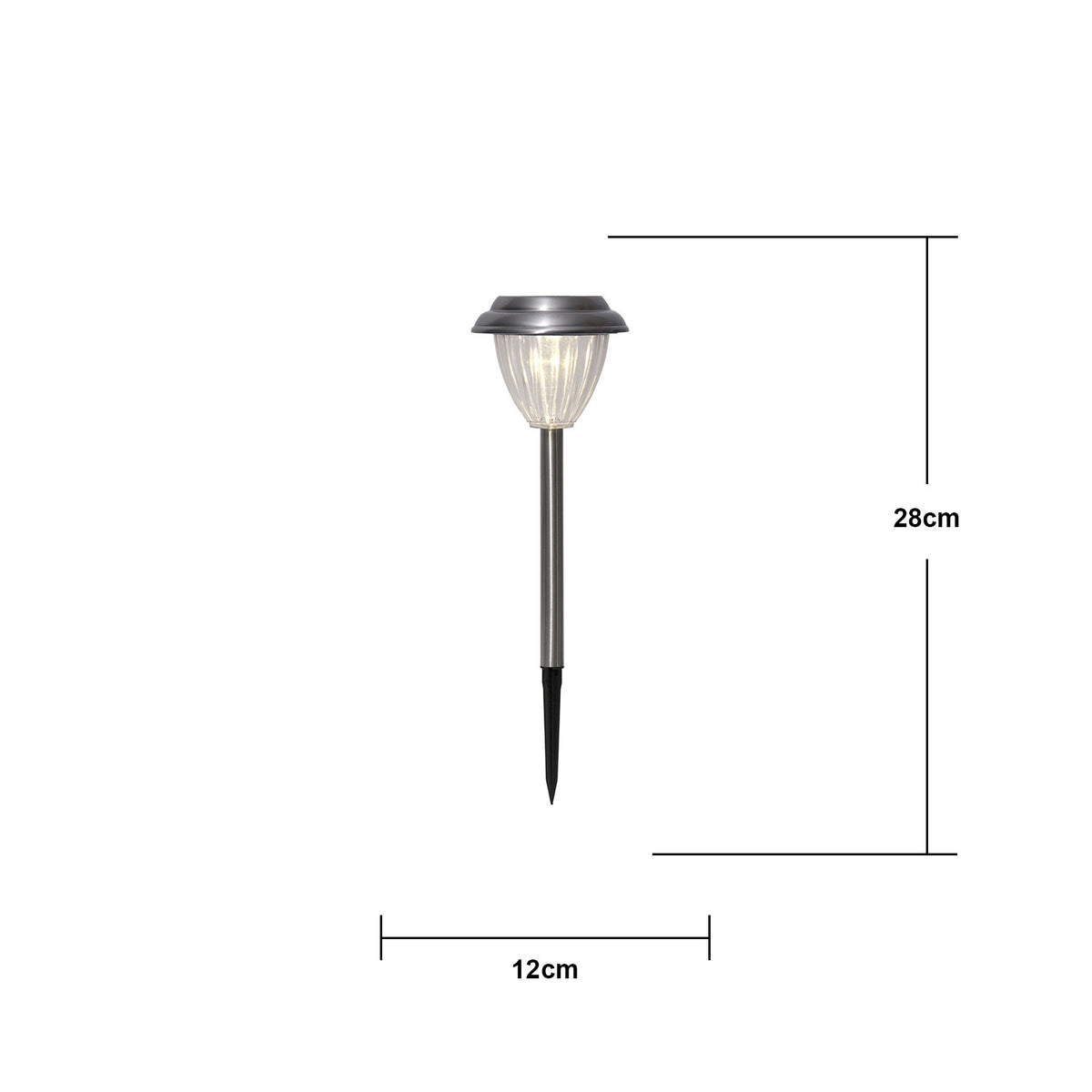 Gångbelysning Solcell 'Palma' 4-pack