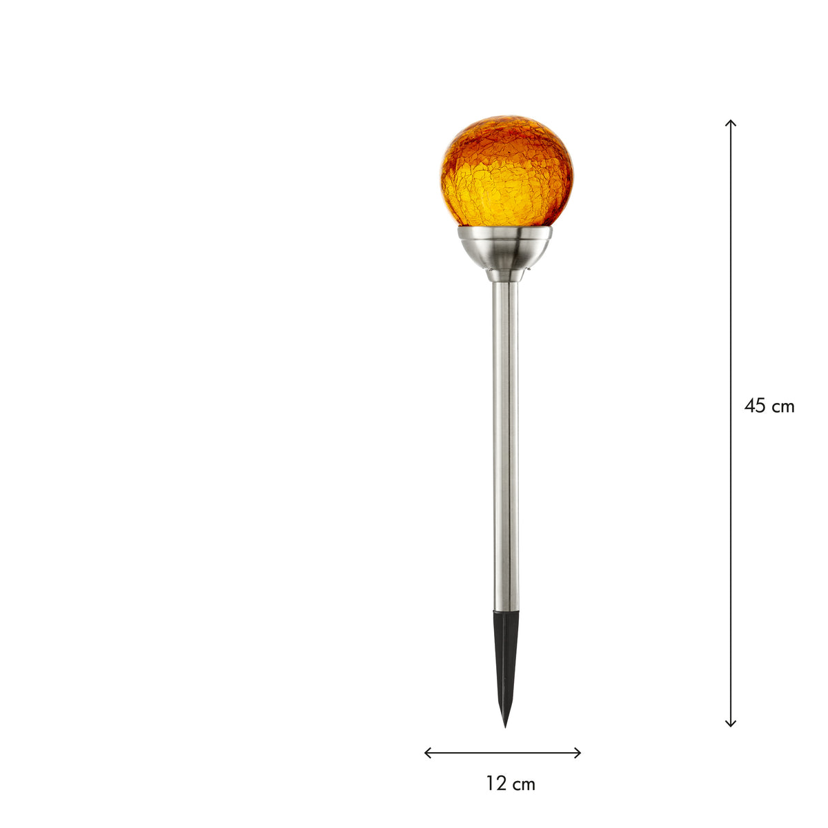 Gångbelysning Solcell 'Roma' Amber