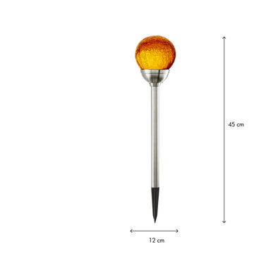 Gångbelysning Solcell 'Roma' Amber