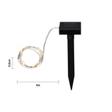 Ljusslinga Solcell 'Dew Drop' 5,0m