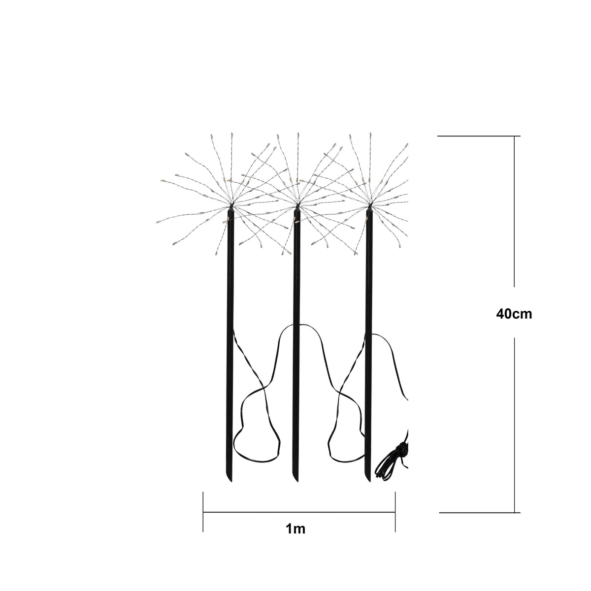 Dekorationsbelysning Solcell 'Firework Solar'