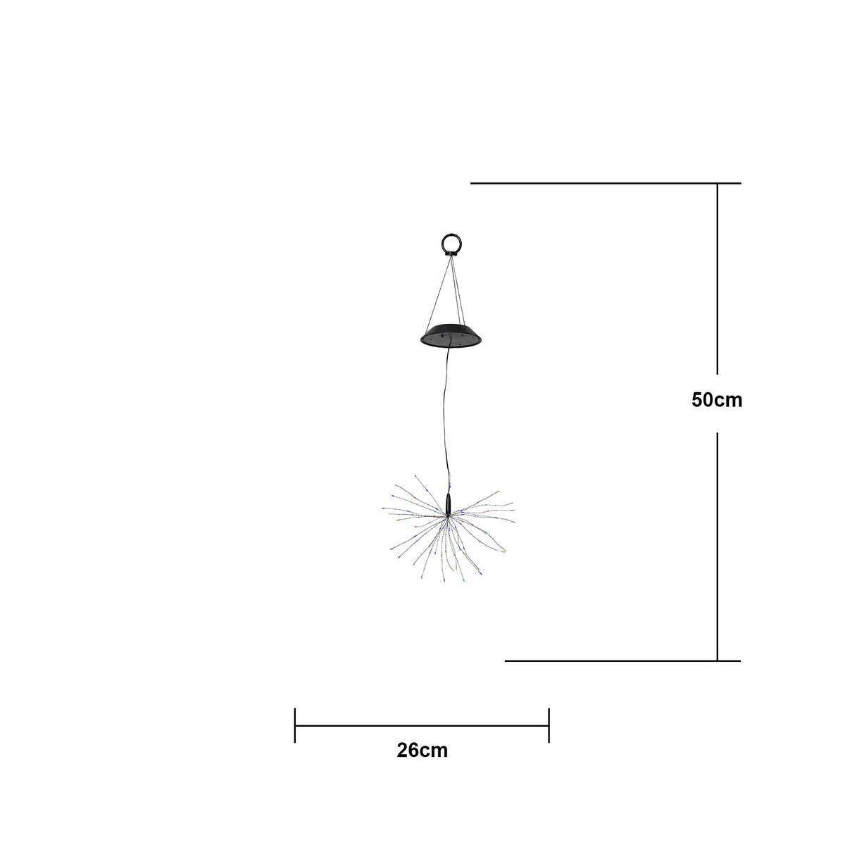 Dekorationsbelysning Solcell 'Firework Solar'