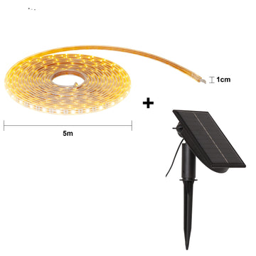Ljusslinga Solcell 'Strip Light' Transparent 5,0m