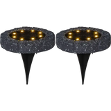 Spotlight Solcell 'Lawnlight' Grå 2-pack