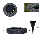 Spotlight Solcell 'Lawnlight' Grå 2-pack