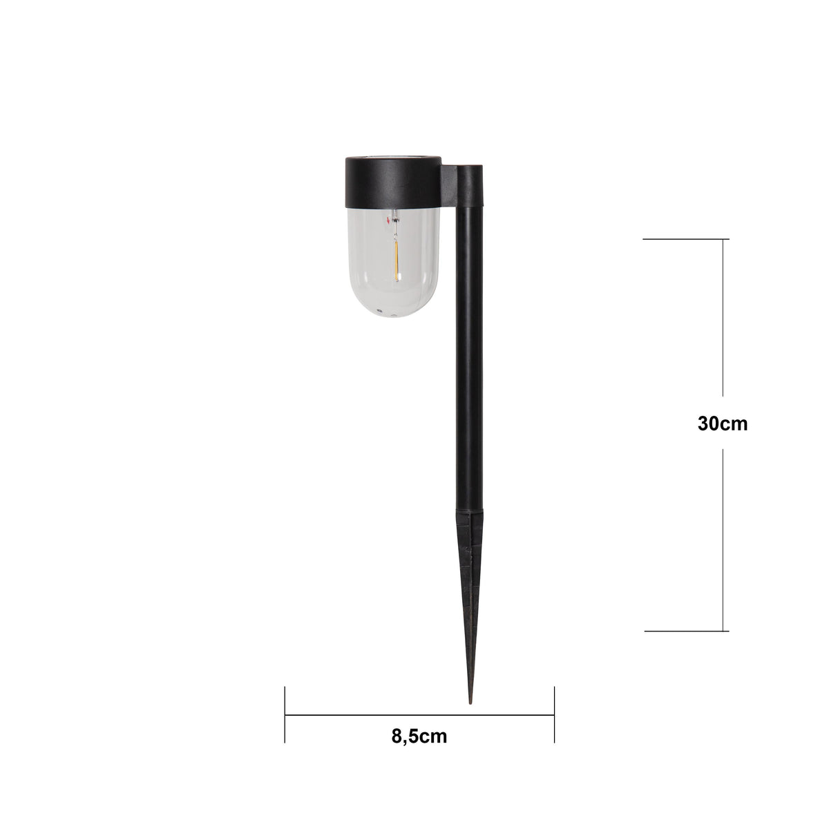 Gångbelysning Solcell 'Cupola' 2-pack