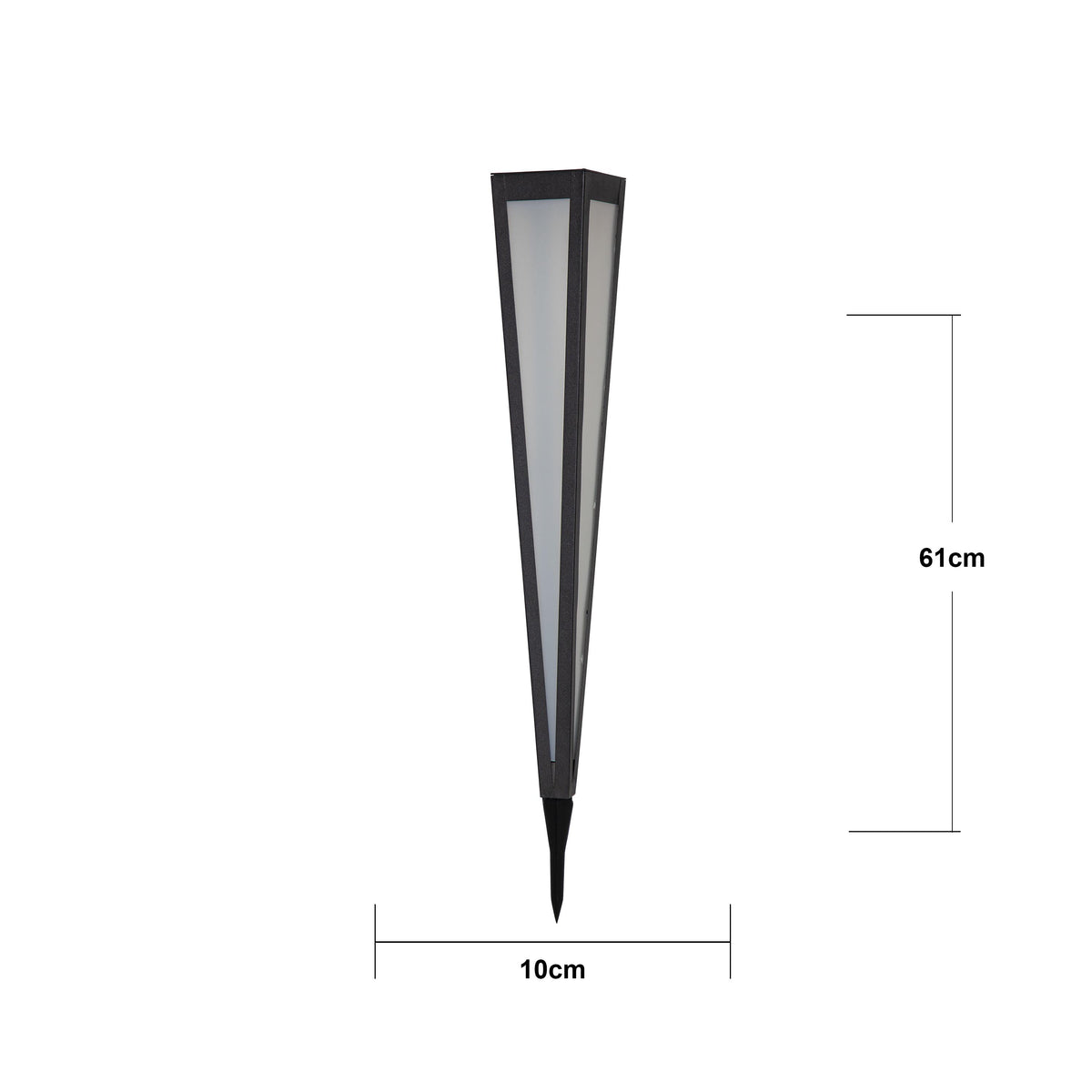 Gångbelysning Solcell 'Pyramis'