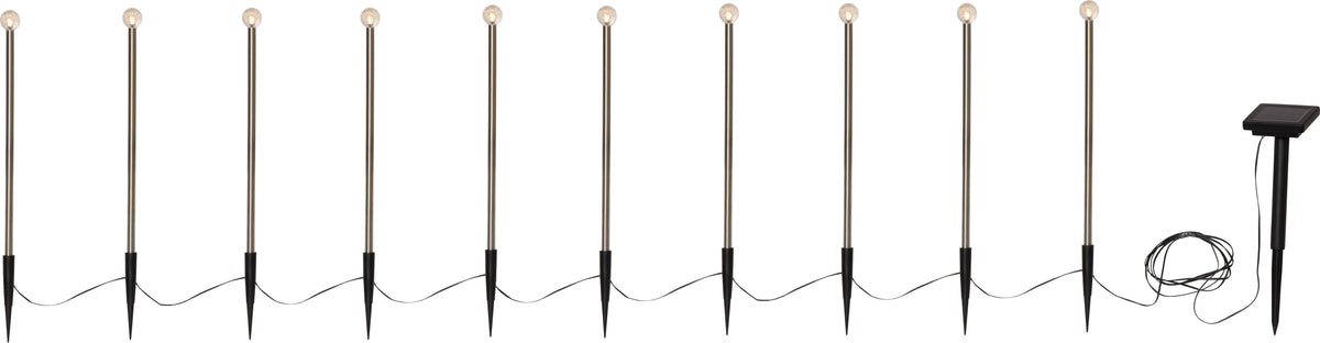 Dekorationsbelysning Solcell 'Bubbly 10-pin'