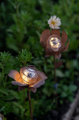 Dekorationsbelysning Solcell 'Oxida Flower' 2-pack
