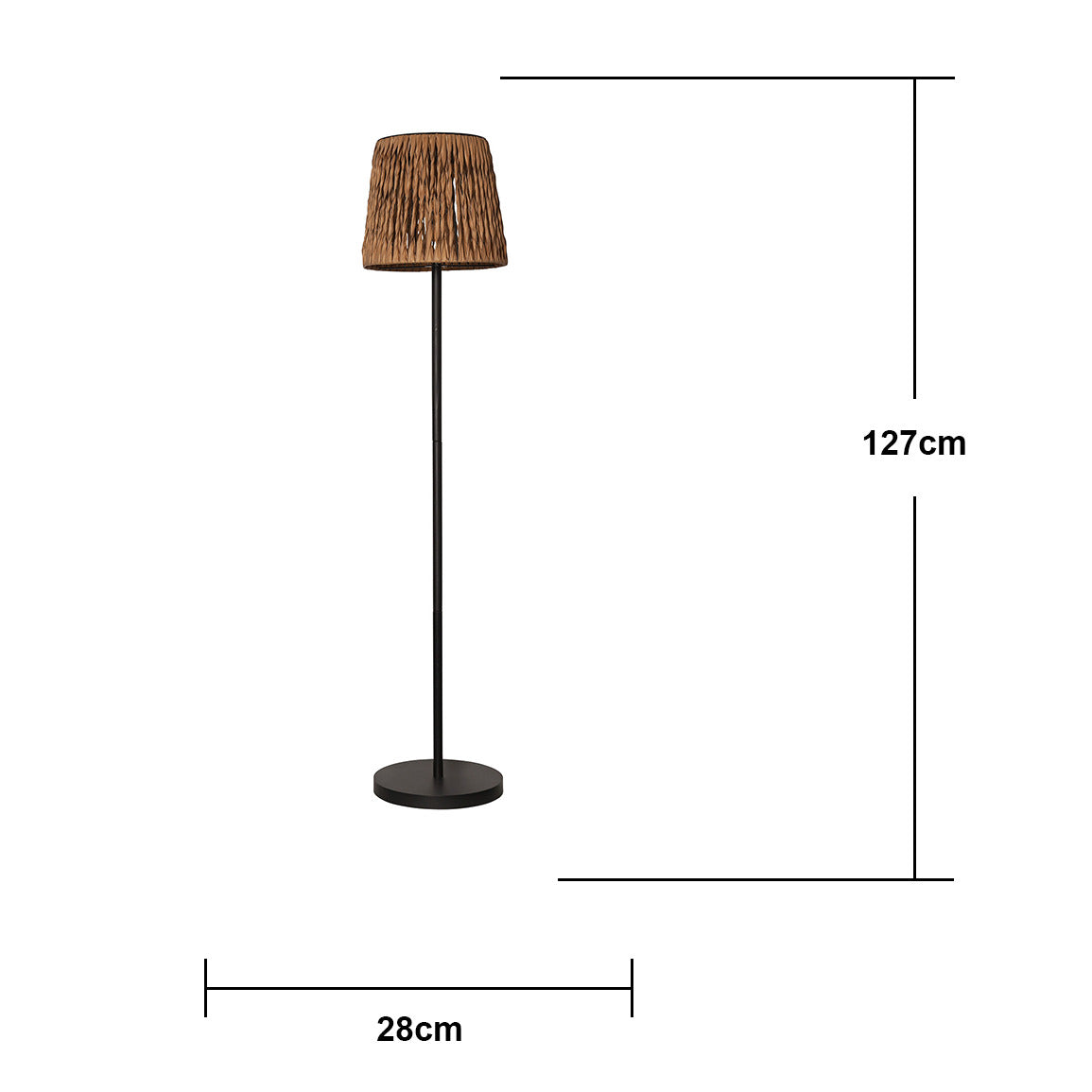 Dekorationsbelysning Solcell 'Cesta'