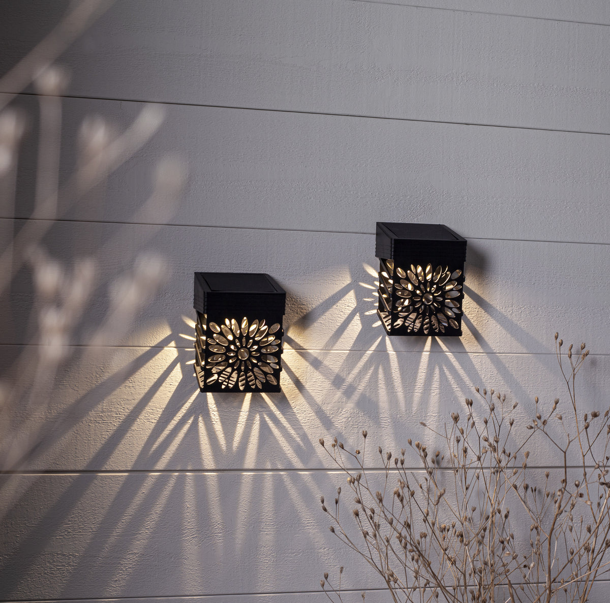 Vägglykta Solcell 'Izola Wall' 2-pack