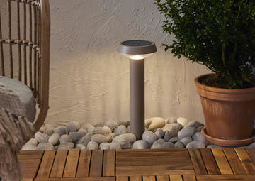 Gångbelysning Solcell 'Casa' Beige