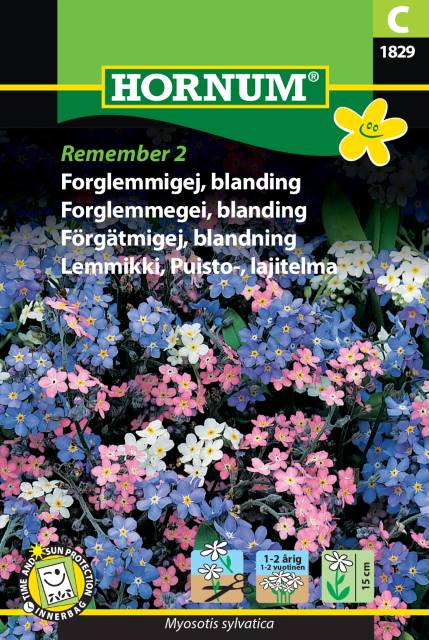 Förgätmigej Mix 'Remember 2' frö