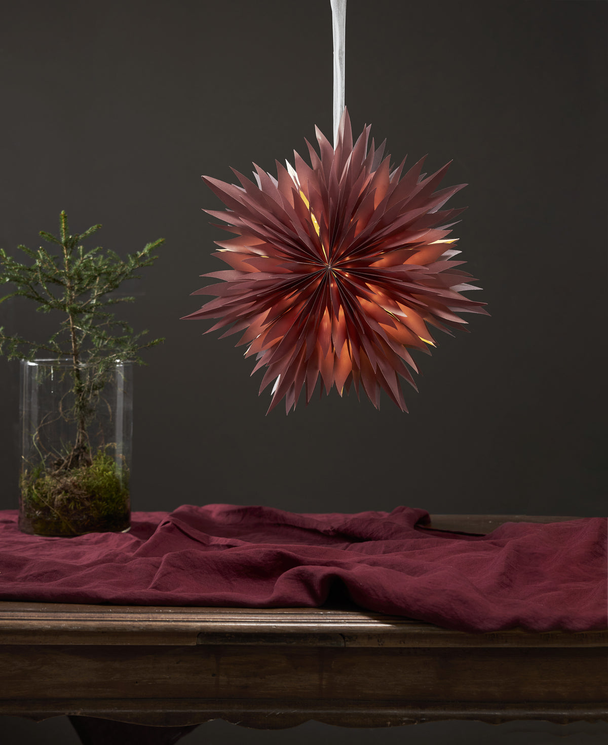 Pappersstjärna Dis Röd 45cm