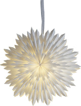 Pappersstjärna Ice Vit 50cm
