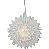 Pappersstjärna Crystal Vit 50cm