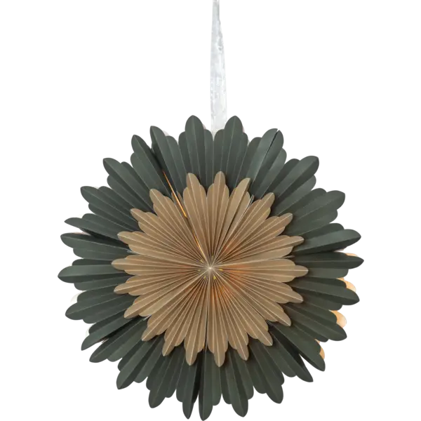 Pappersstjärna Crystal Grön 50cm
