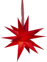 Pappersstjärna December Röd 55cm