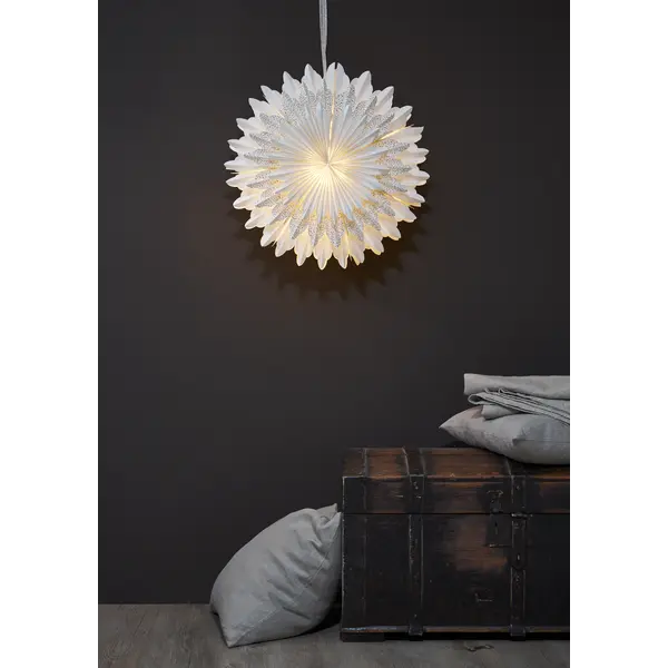 Pappersstjärna Snow Vit 50cm