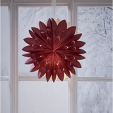 Pappersstjärna Clipp Röd 40cm