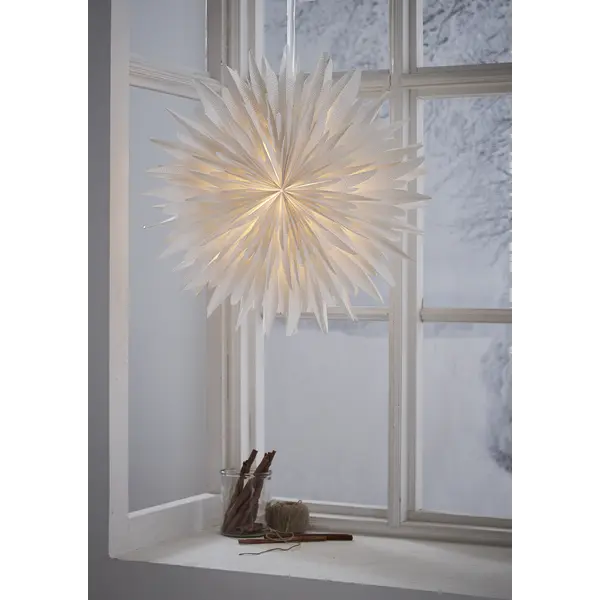 Pappersstjärna Winter Vit 60cm
