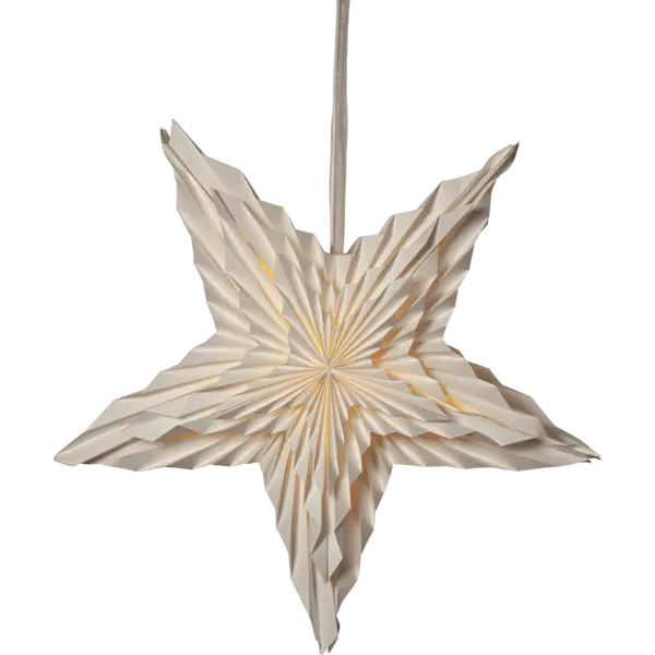 Pappersstjärna White Vit 70cm