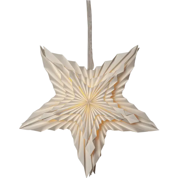 Pappersstjärna White Vit 50cm