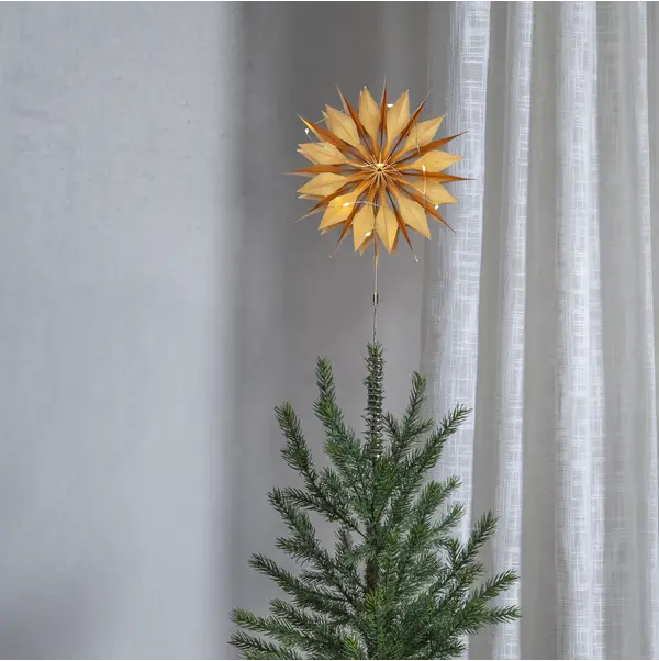 Toppstjärna LED 'Flinga Gold'