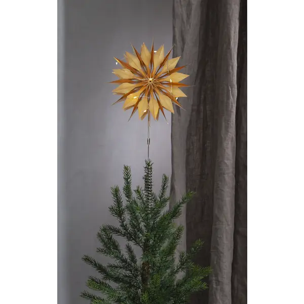 Toppstjärna LED 'Flinga Gold'