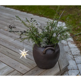 Stjärna Alice Vit moravian 10cm