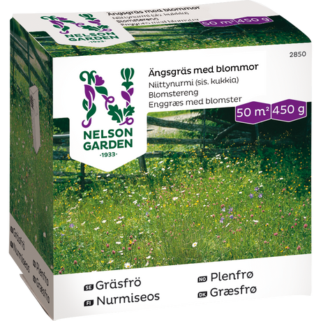 Gräsfrö 'Ängsgräs med blommor' 0.45kg